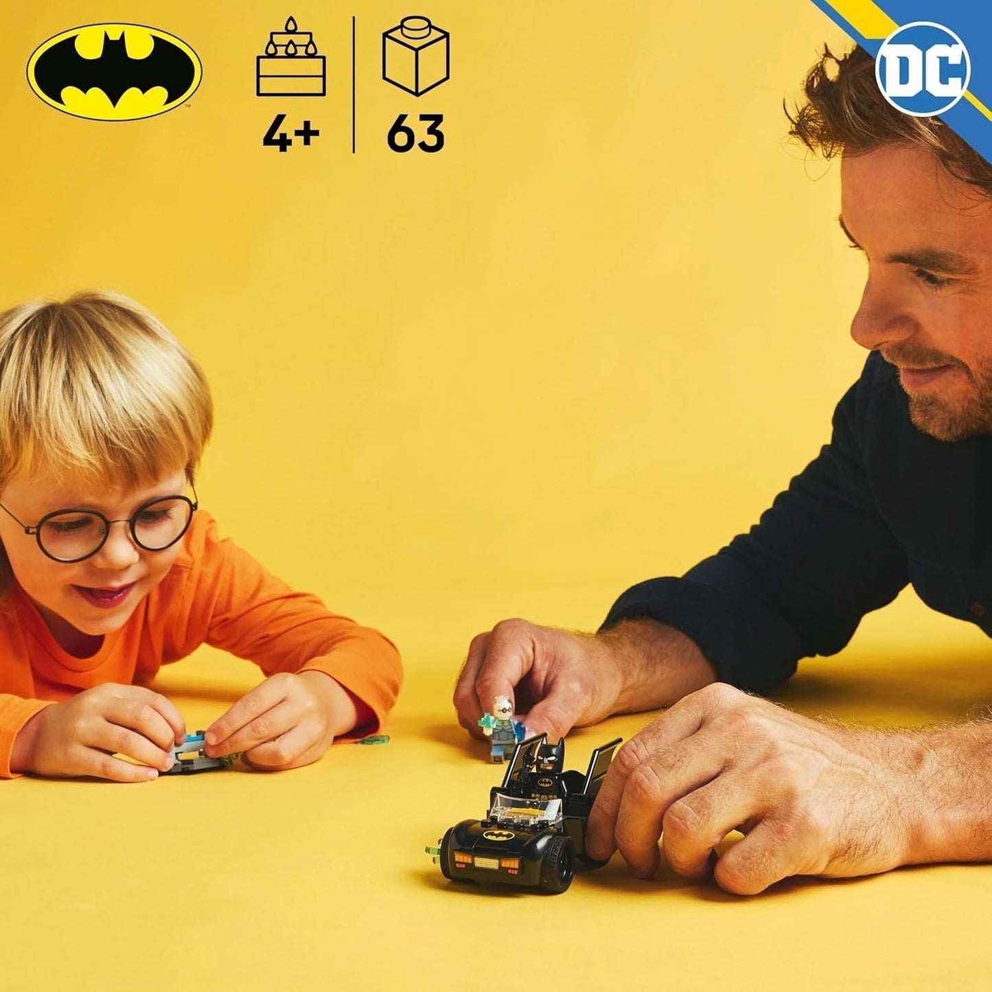 LEGO DC Batman: Batman y Batimóvil vs. Mr. Freeze - Coche de juguete de superhéroe con 2 minifiguras - Lanzador de hielo con elementos de fuego - Regalo para niños y niñas a partir de 4 años 76301 Juegos de construcción Besuche den LEGO-Store