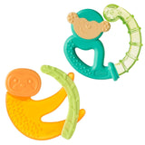 Chicco Mordedor Fresh&Relax Mono o Perezoso, 4M+, lleno de agua esterilizada