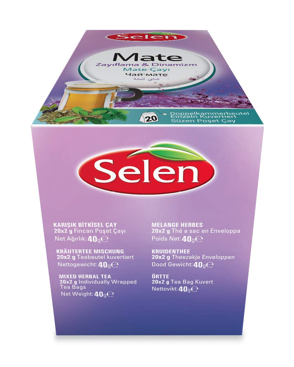 Té de hierbas Selenio Mate 20 sobres