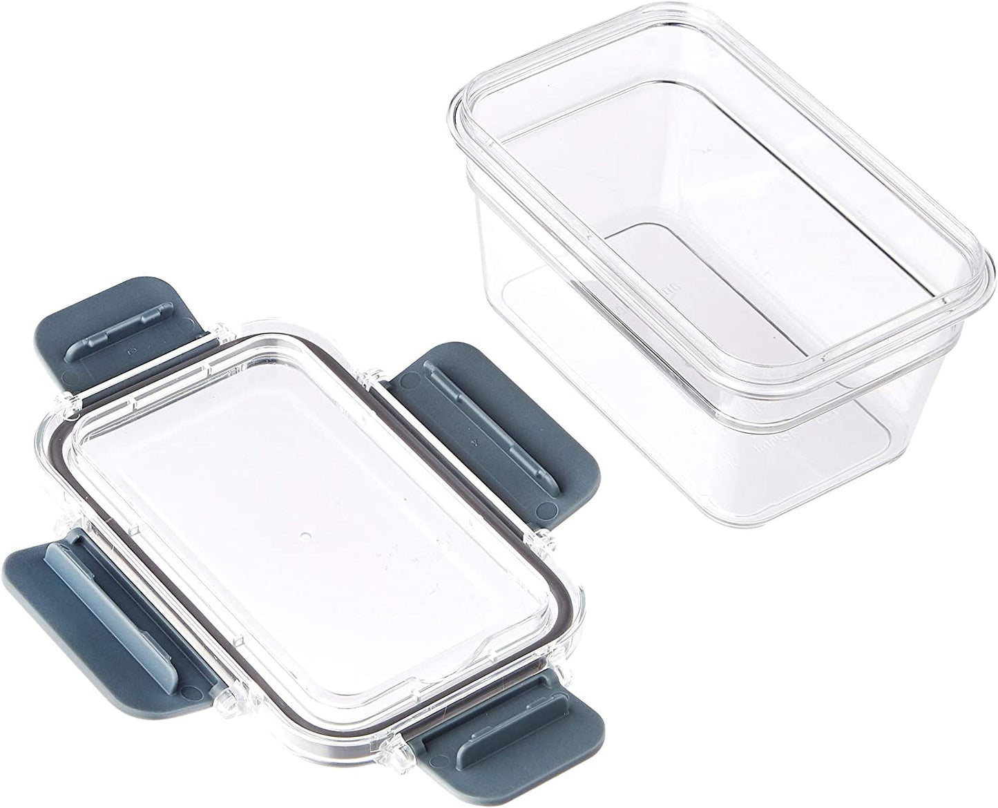 Amazon Basics Lata Tritan para mantener fresco con cierre, paquete de 11, (11 cajas + 11 tapas), transparente Cajas para conservar alimentos Naty Shop