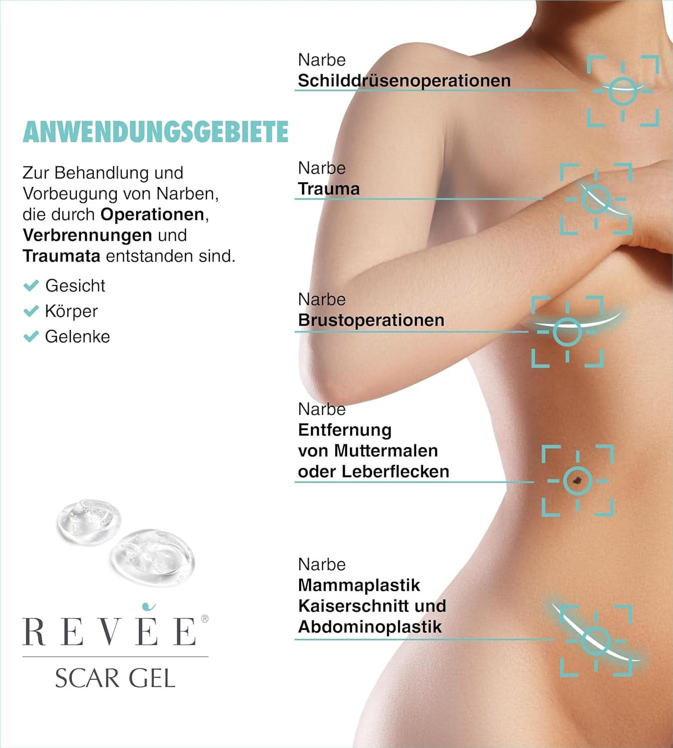 Revée Scar Gel, Gel tópico para cicatrices Naty Shop