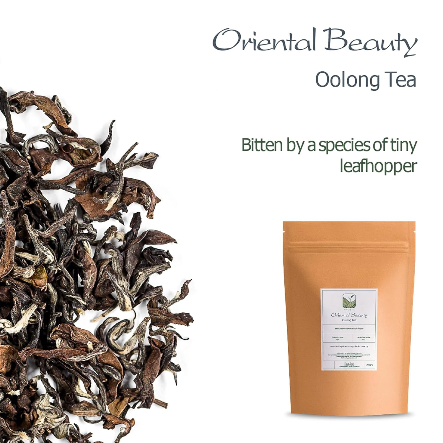 Belleza Oriental Té Oolong de Taiwán - Té Taiwanés Dongfang Meiren - Puntas Blancas Wu Long o Té Azul Té Wu Long Té Azul Oriental Té Azul Té Olong Té Olong Té Oolong Orgánico Té Olong