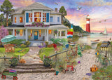 Schmidt Spiele Casa en la playa, rompecabezas de 1.000 piezas Puzzle Naty Shop