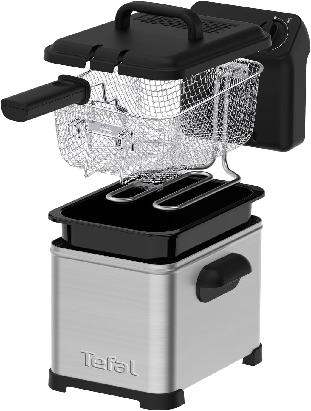 Tefal Family Pro Access 4.0L, 3000 Watt, semiprofesional, con aceite, depósito de aceite extraíble, tecnología de zona de refrigeración Electrodomésticos Naty Shop Family Pro Access 4.0L