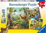 Ravensburger Rompecabezas para niños - 09265 Bosque/Zoo/Mascotas - rompecabezas para niños mayores de 5 años, con 3X49 piezas Puzzle Naty Shop Título predeterminado