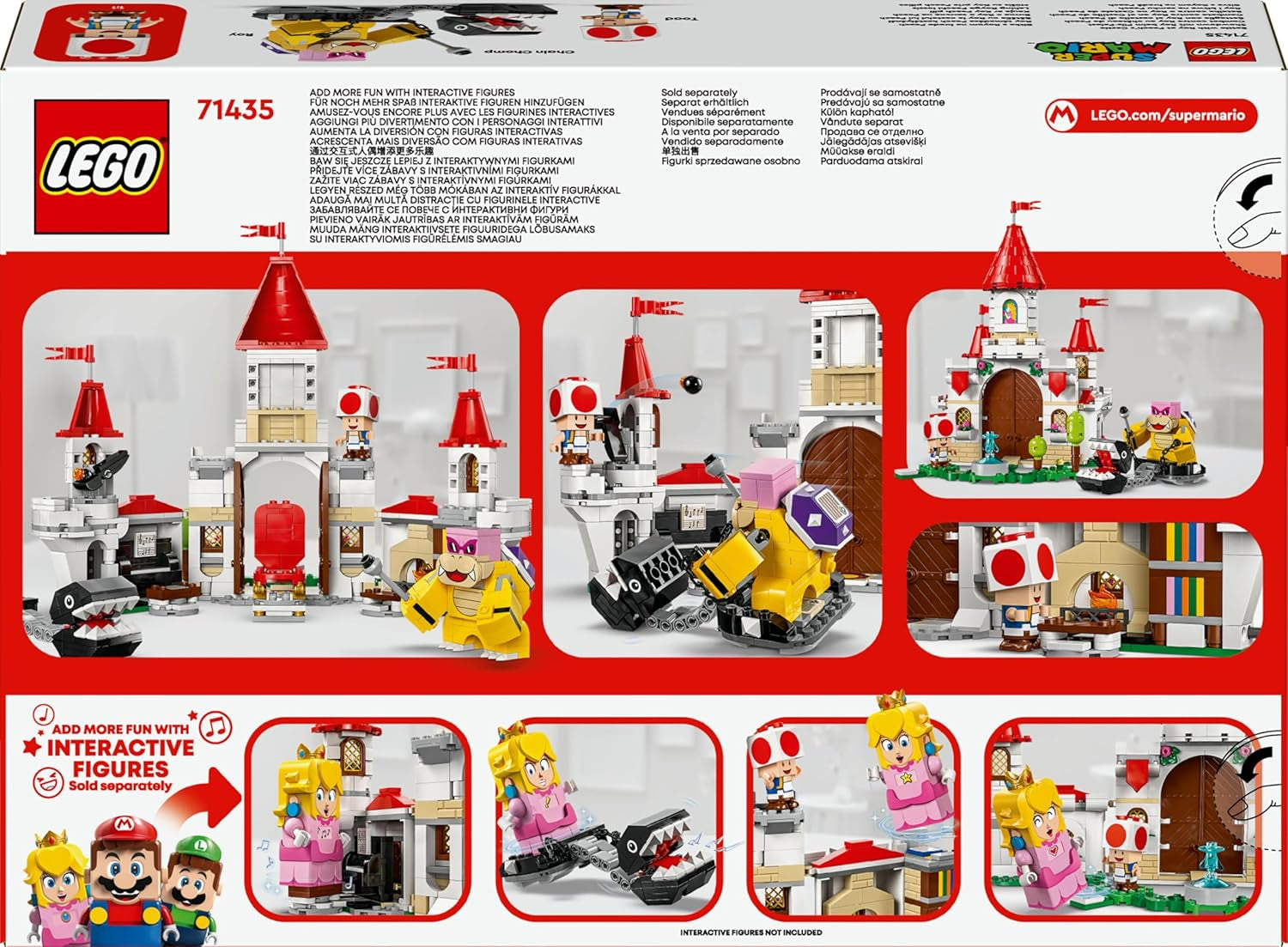LEGO Super Mario Set de aventuras La Batalla de Roy en el Palacio Champiñón con personajes de Nintendo Regalo para niñas, niños y jugadores 7 años 71435 Juegos de construcción Besuche den LEGO-Store