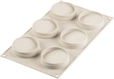 Molde de horneado Silikomart para mini tartas, Glam, 6 piezas Cocina Naty Shop
