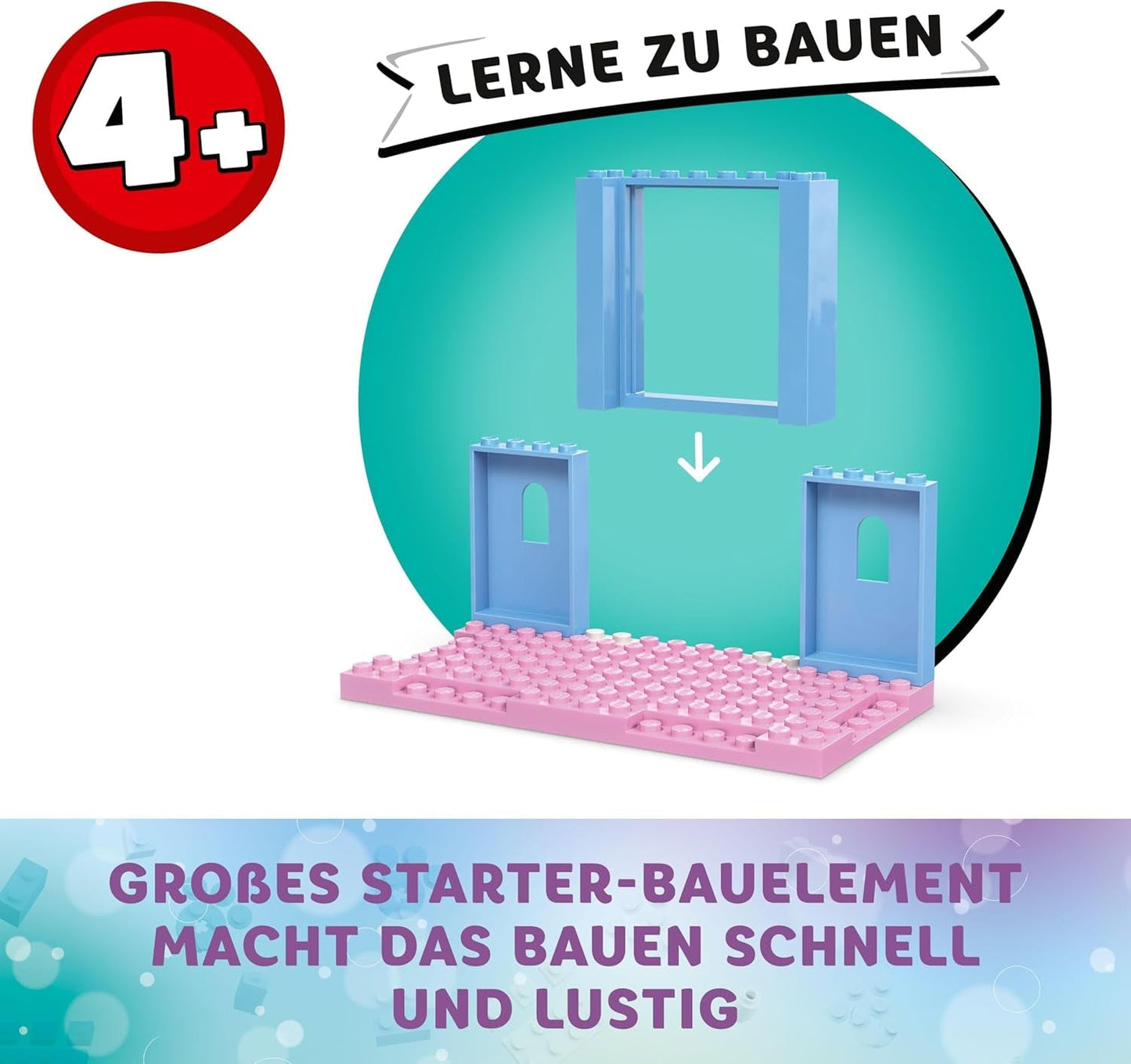 LEGO 4+ Casa de muñecas de Gabby Juego de animales con orejas de gatito de Gabby Juguete para niños con tobogán y figuras Regalo para niñas y niños Juguete de juego creativo 10796 Juegos de construcción Beuche den LEGO-Store