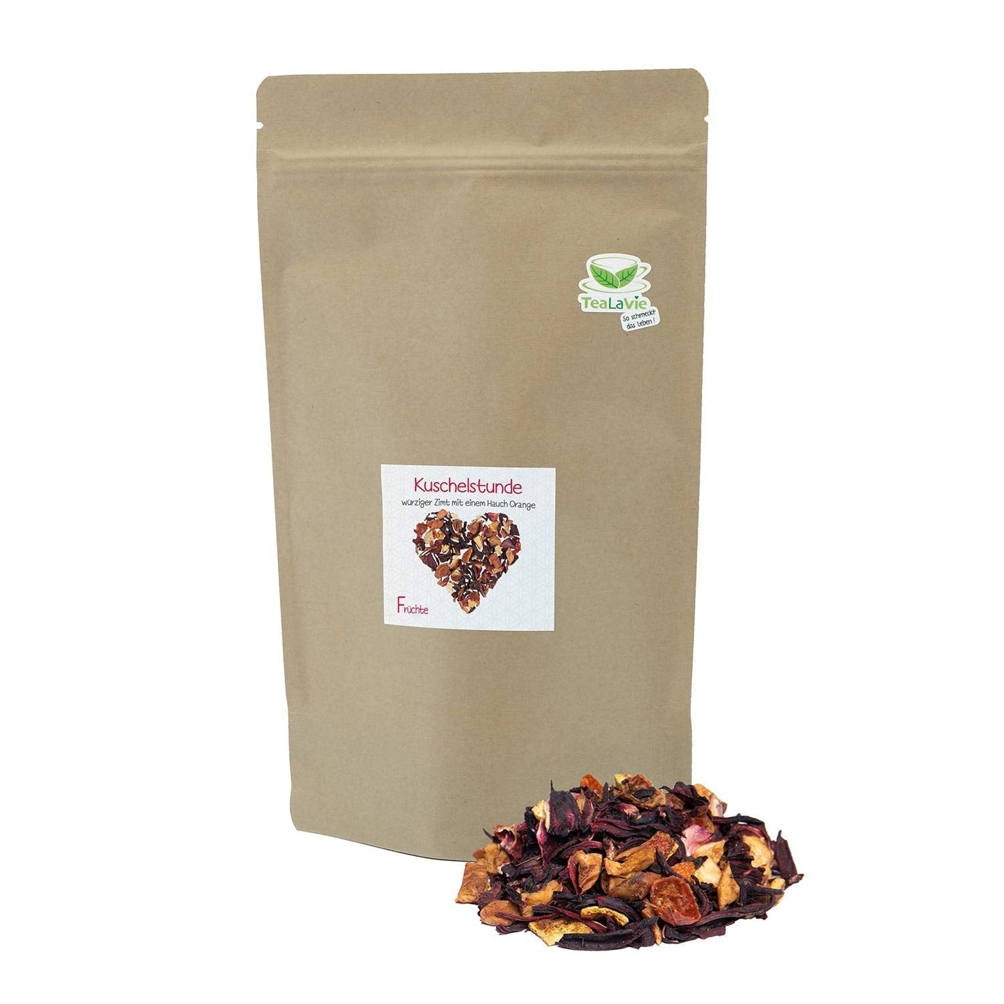 Tealavie - Té para niños sin azúcar - Fresas silvestres y ruibarbo (200 g) Tealavie Fruit - Té de frutas a granel