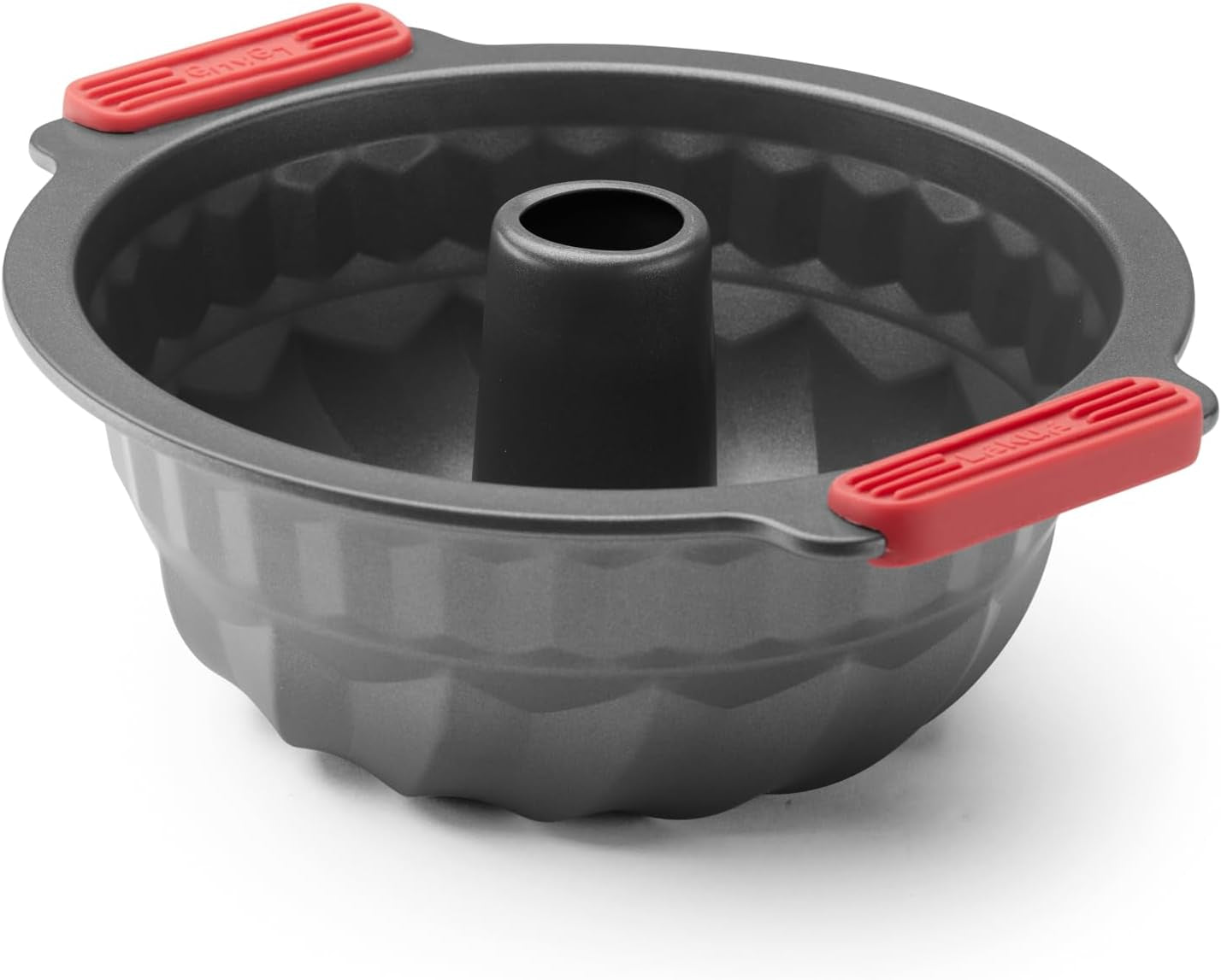 Lékué Muffin-Backform, Antihaftbeschichte, Metall, 6 moldes y bandejas Mulden Naty Shop Gugelhupf