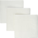 , Servilleta de papel para cóctel, pliegue 1/4, encaje, 150 servilletas, blanco