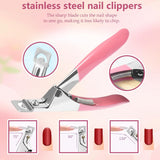 Juego de 288 formas de uñas duales, juego de decoración de uñas de doble forma, 12 formas de extensión de uñas, formas de uñas de gel, adecuado para principiantes y manicuristas