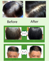 Natural Ingredients Champú instantáneo para tinte de cabello negro, tinte para cabello negro semipermanente, fácil de usar, de larga duración, ingredientes naturales (10 piezas, negro) Naty Shop Hair Dye