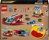 LEGO Star Wars: Las aventuras del joven Jedi Halcón de Fuego Carmesí, Set inicial para niños con nave espacial para construir, moto deslizadora y 3 figuras, regalo para niños y niñas de 4 años 75384 Juegos de construcción Besuche den LEGO-Store