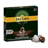 Kaffeekapseln Espresso Intenso, Intensität 10 von 12, 10 x 20 Getränke & Kaffeekapseln Lungo Decaffeinato- Intensität 6- 200 Nespresso compatible Kapseln, 10er Pack, 10 x 20 Getränke