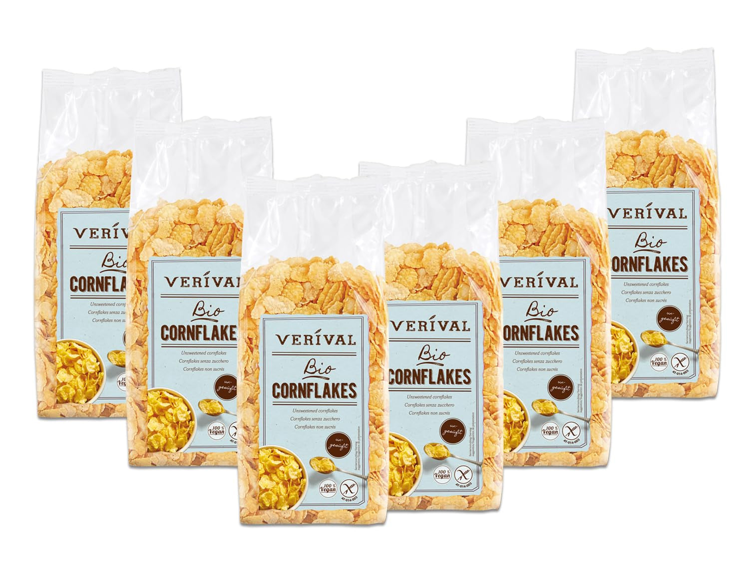 Copos de maíz Verival sin azúcar | 6x250g