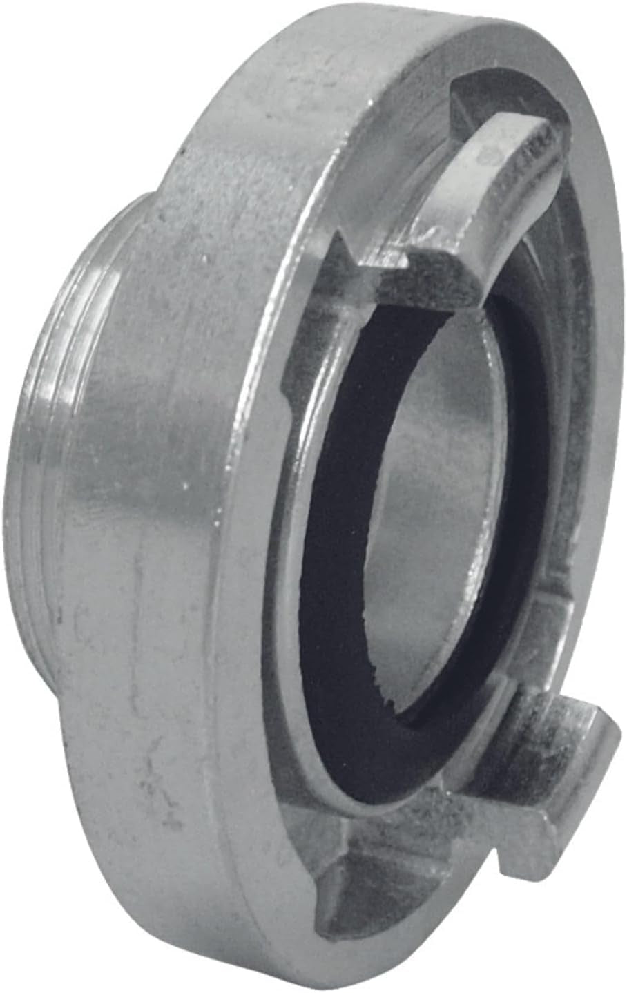 Storz Acoplamiento TIPO C 52, rosca interna de 2", para tuberías y accesorios con junta tórica de nitrilo para insertos de succión y presión, fabricado en aluminio, 31092