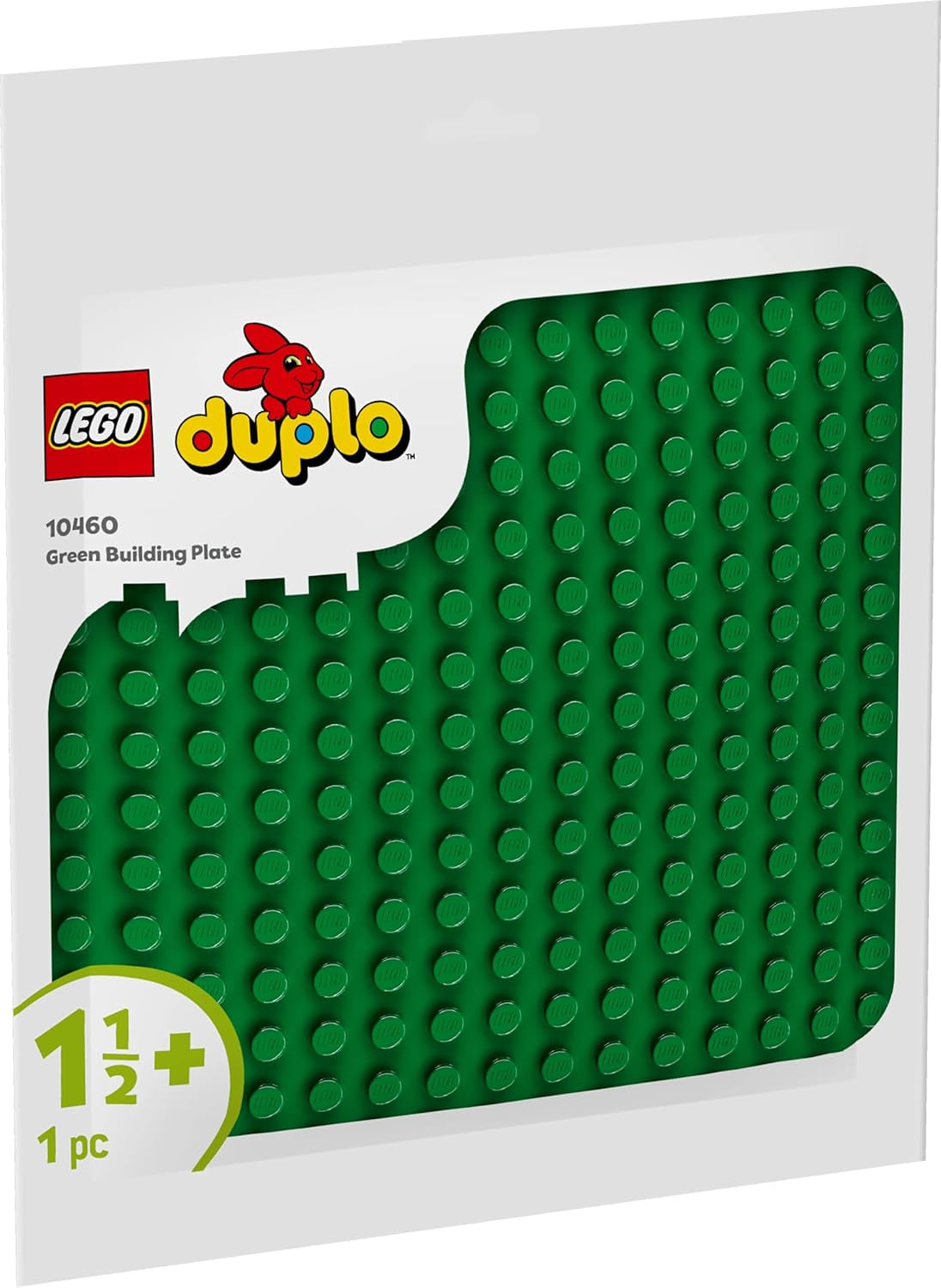 Tablero de construcción LEGO DUPLO en verde, Juguete de construcción para niños pequeños a partir de 18 meses, Para exponer modelos, Permite a los niños en edad preescolar construir de forma creativa y jugar con imaginación, Juguete educativo 10460 Juegos de construcción Besuche den LEGO-Store