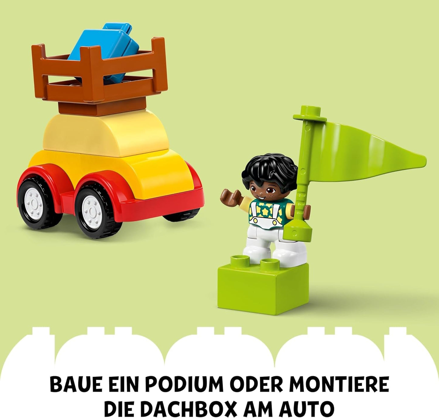 LEGO DUPLO Coches y camiones clásicos en caja de ladrillos, juego de vehículos para niños a partir de 1,5 años, juguete educativo creativo, coche de juguete y juego de coches de carreras 10439 Juegos de construcción Ver en LEGO-Store