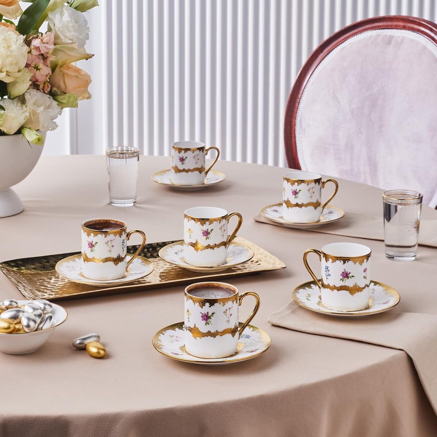 Café Karaca Bidter para 6 personas, multicolor