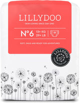 LILLYDOO Pañales para Bebé Respetuosos con la Piel - Tamaño 3 (6-10 kg), 29 Piezas, Protección Confiable contra Fugas, Suaves, Sin Fragancia y Sin Loción para Pieles Sensibles, Dermatológicamente Probados