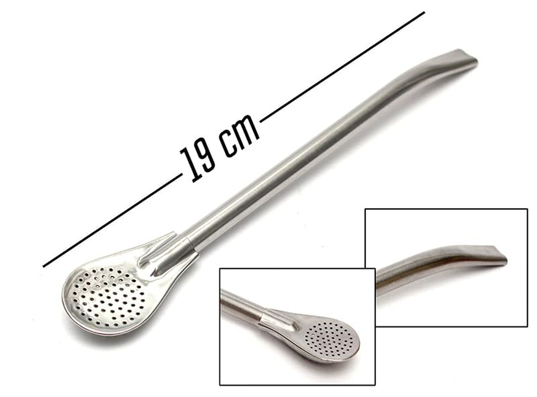 Juego de té Yerba Mate para 2 personas – Mas Energia Guaraná 400 g – Taza de cerámica Marmol Blue 350 ml – Bombilla de acero inoxidable 19 cm – Té a granel 2 x 200 g
