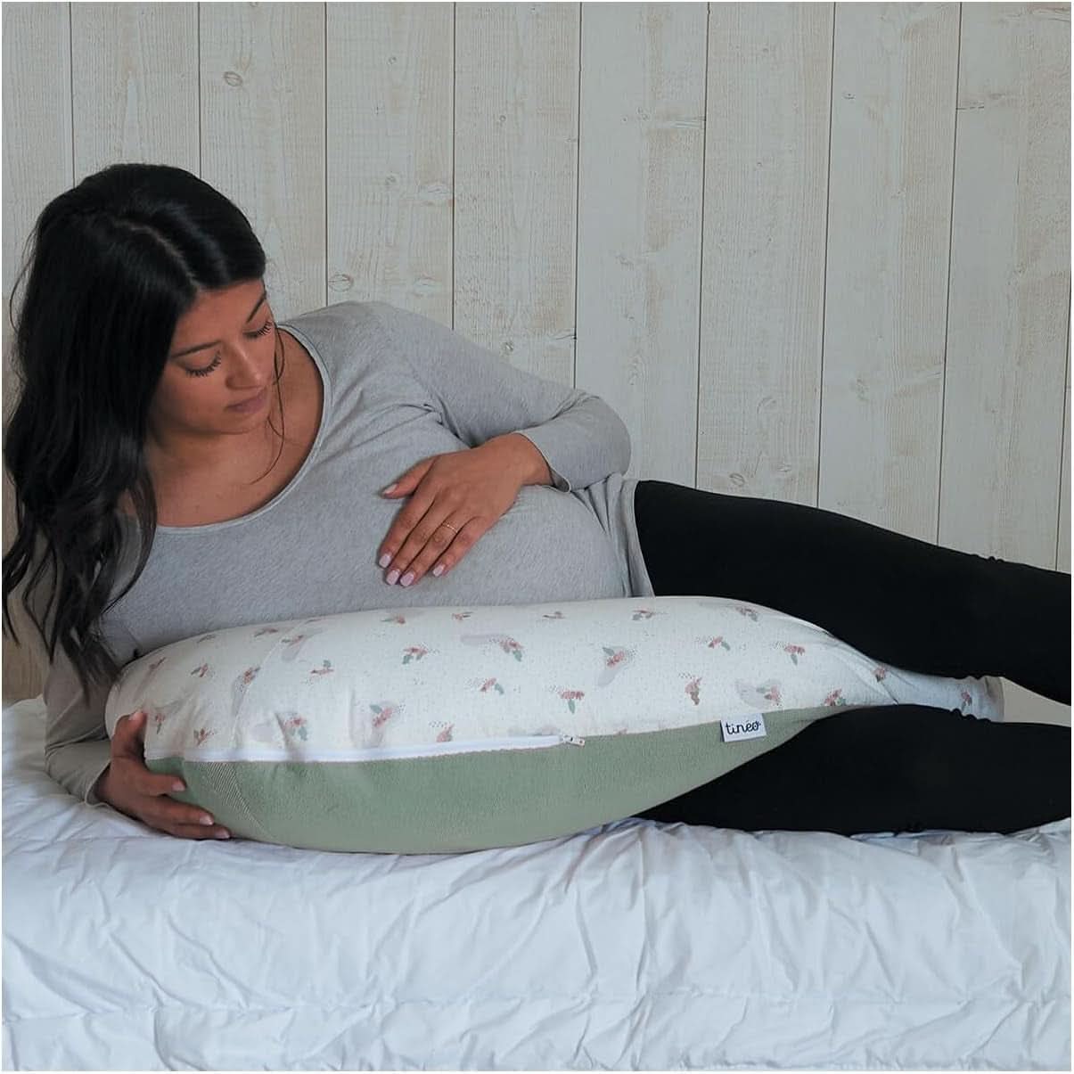 Almohada de embarazo - Almohada de lactancia - Almohada multifuncional 2 en 1 - Funda desenfundable 78 X 44 cm Accesorios Alimentación y Lactancia Bebe Naty Shop
