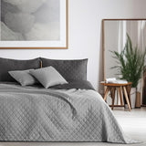Colcha Decoking 200 X 220 Cm Grafito Antracita Gris Plata Colcha de doble cara fácil de mantener Axel Camas y Mantas Besuche den DecoKing-Store