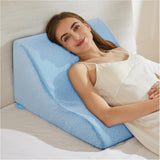 Almohada de Lectura para Cama y Sofá - Almohada de Plumas con Memoria de Memoria - Almohada de Respaldo Ergonómica - Perfecta para Apoyar la Espalda Mientras Te Relajas, Juegas, Lees o Miras TV - Ancha