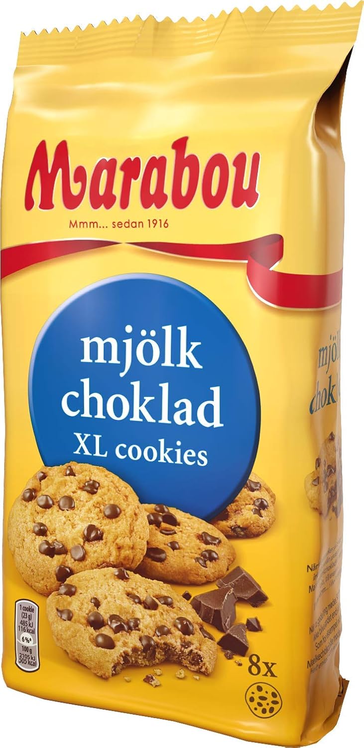 Galletas Daim Marabou Daim XL 10x184 g - Trozos crujientes de Daim en una deliciosa galleta