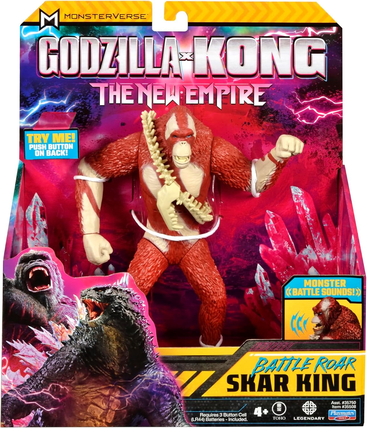 Godzilla X Kong: New Empire Battle Roar Skarking, Figuras de acción, Figuras de acción 17 cm Naty Shop