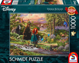 Schmidt Spiele 58039 Disney, Brave, Merida, Thomas Kinkade, rompecabezas de 1000 piezas, multicolor Puzzle Naty Shop Título predeterminado