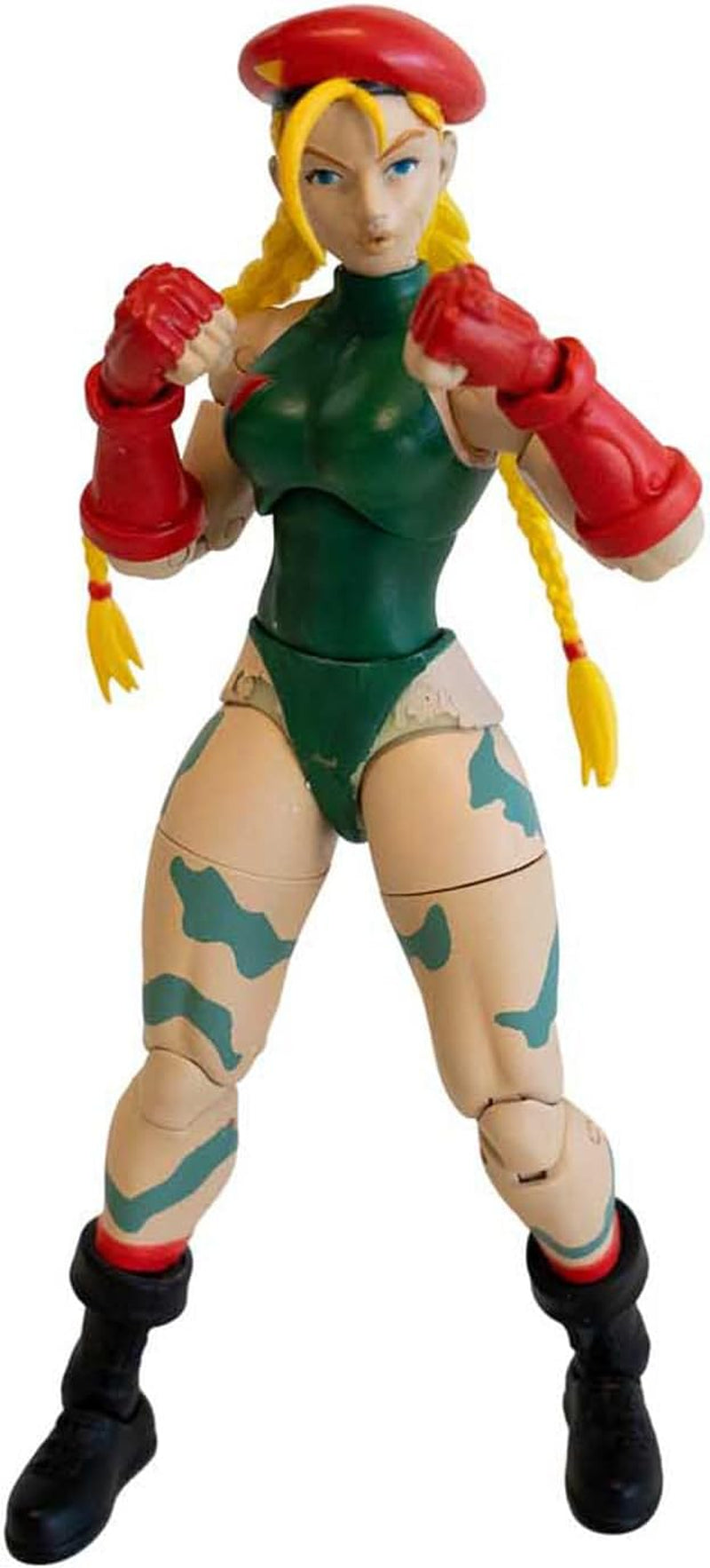 Jada Toys Figura de Street Fighter Guile (15 cm) - Street Fighter 2: The Final Challengers Figura móvil coleccionable y de acción con cabeza, manos y accesorios alternativos Figuras de acción para mayores de 13 años Naty Shop Cammy