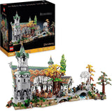 LEGO Icons El Señor de los Anillos: Rivendell - Colección y set de exhibición para adultos con 15 minifiguras únicas que incluyen a Gandalf, Legolas, Aragorn y Frodo Exclusivamente en Amazon - 10316 Juegos de construcción Besuche den LEGO-Store Single