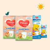 Leche infantil Milupino lista para beber (6X1L), a partir de 1 año, para niños pequeños en fase de crecimiento Naty Shop