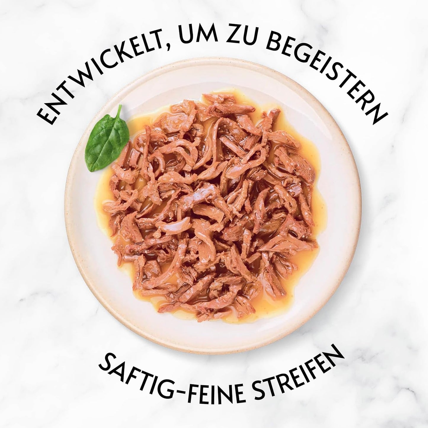 Gourmet Gold Succulent Fine Strips, comida húmeda para gatos con pollo, paquete de 12 (12 x 85 g)