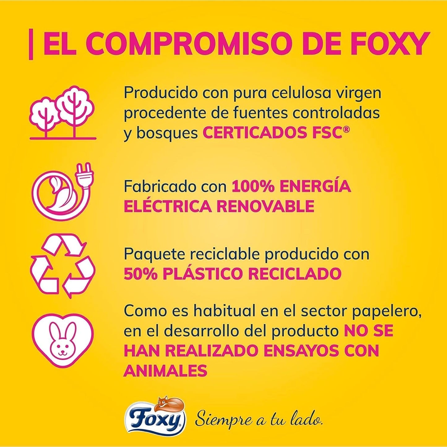 Amo la abeja | Papel higiénico de 3 capas | 48 rollos | 167 servicios en marcha | Certificado fsc | Electricidad 100% renovable | Envases reciclables fabricados con plástico reciclado.