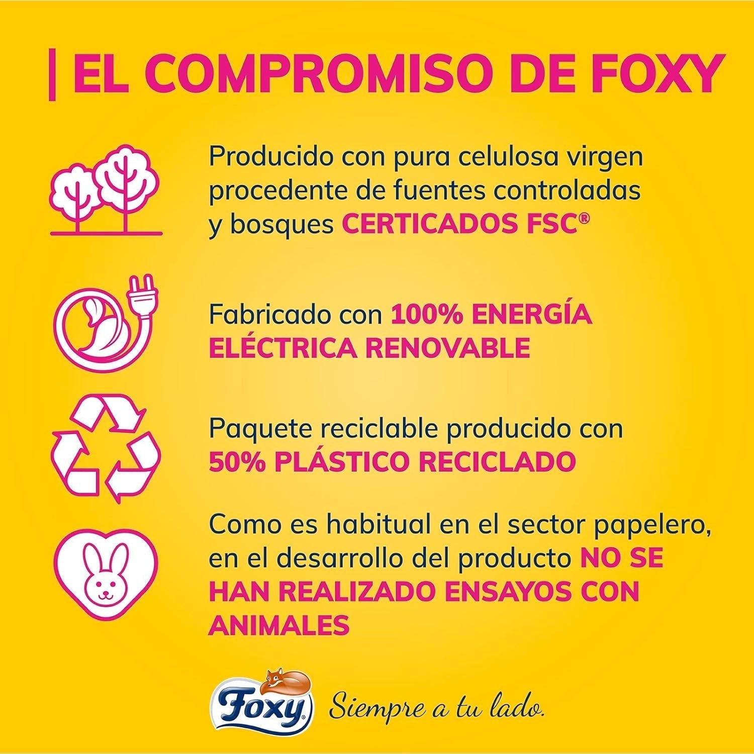 Amo la abeja | Papel higiénico de 3 capas | 48 rollos | 167 servicios en marcha | Certificado fsc | Electricidad 100% renovable | Envases reciclables fabricados con plástico reciclado.