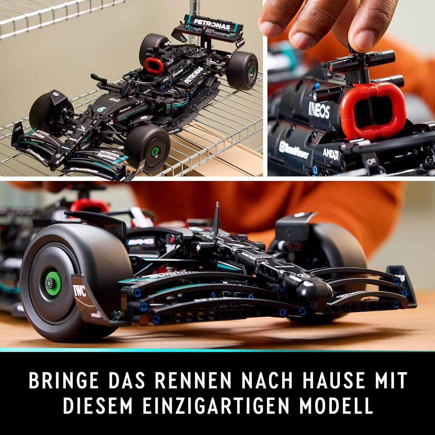 LEGO Technic Mercedes-Amg F1 W14 E Set de rendimiento para adultos, coche de carreras a escala, coleccionables para el hogar o la oficina, regalos de Fórmula 1 para hombres y mujeres 42171 Juegos de construcción Besuche den LEGO-Store