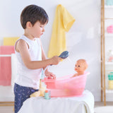 Corolle 9000141660 - Bañera Mon Grand Poupon con función bomba y patito de goma para todas las muñecas de 30-36 cm, 32,5 cm, a partir de 3 años