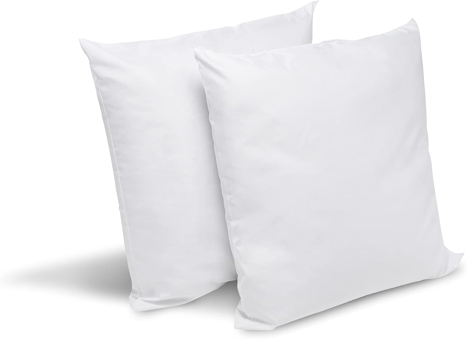 Bleu Câlin set de 2 almohadas antiácaros, antiinsectos, confort esponjoso, 60 X 60 Cm, funda de microfibra, protección total, almohadas estándar blancas Naty Shop
