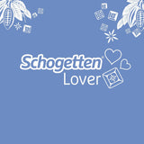 Barra de chocolate con leche Schogetten Premium Alpine, 100 g, en porciones individuales. Una delicia. Pieza por pieza.