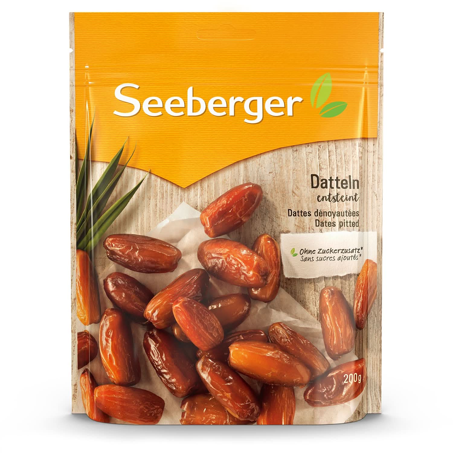 Seeberger, Dátiles dulces como la miel con pulpa cremosa Naty Shop productos deshidratados 200 gramos 200 gramos