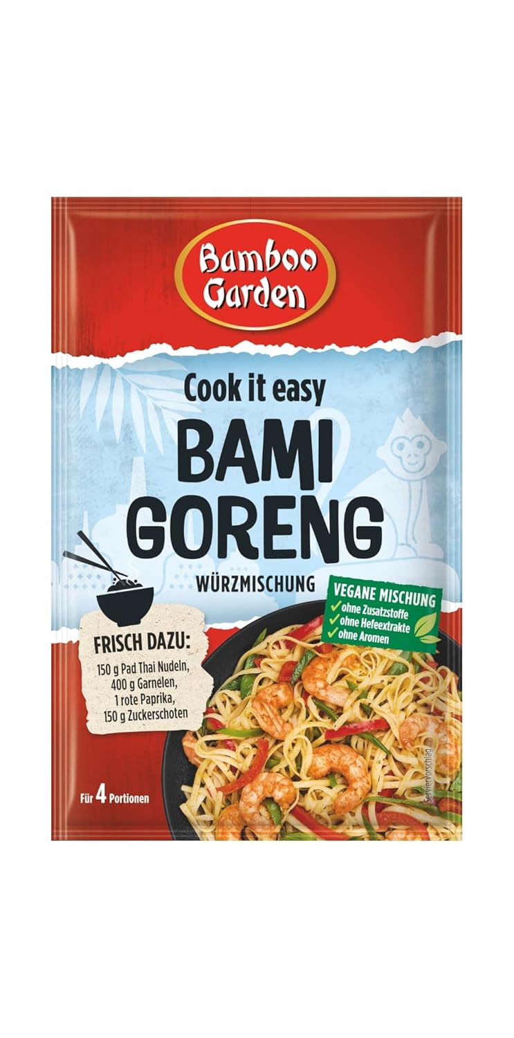 Bamboo Garden Bami Goreng Wurzmischung - Ideal para 4 porciones