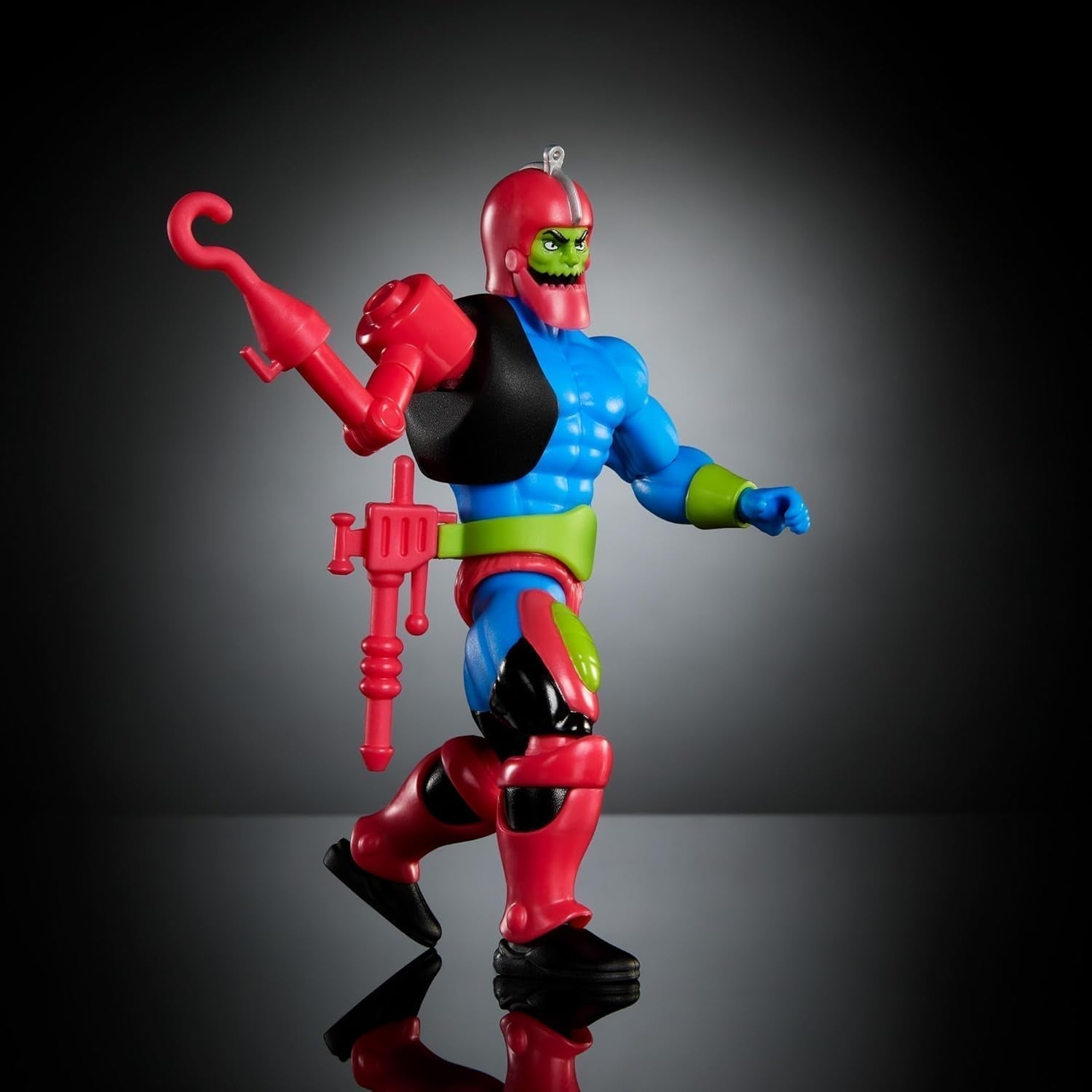 Figura de acción Masters of the Universe Origins Figura coleccionable Trap Jaw, aprox. Juguete popular Big MOTU Villain de 14 cm con 16 articulaciones móviles y accesorios, HYD41, [Multicolor] Figuras de acción Naty Shop