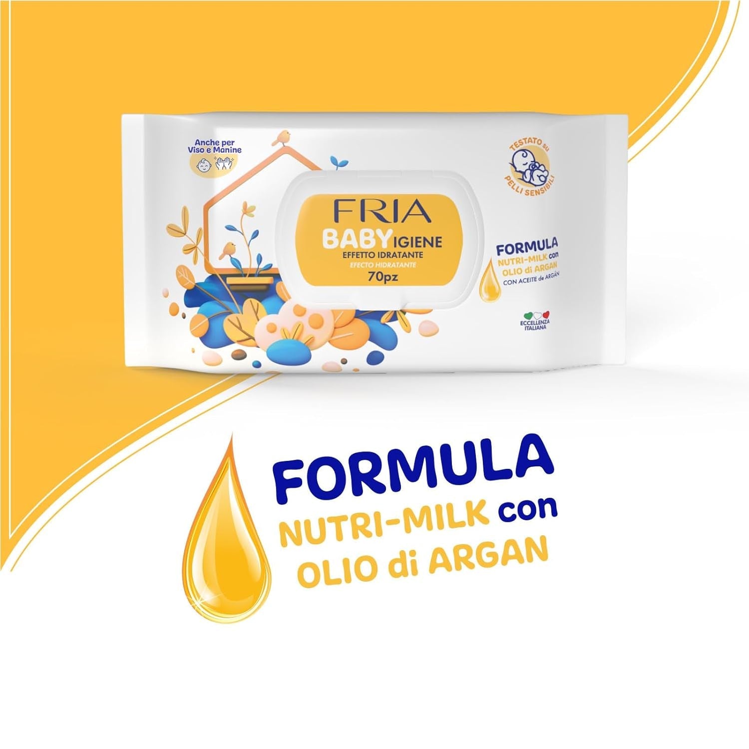 70 toallitas húmedas