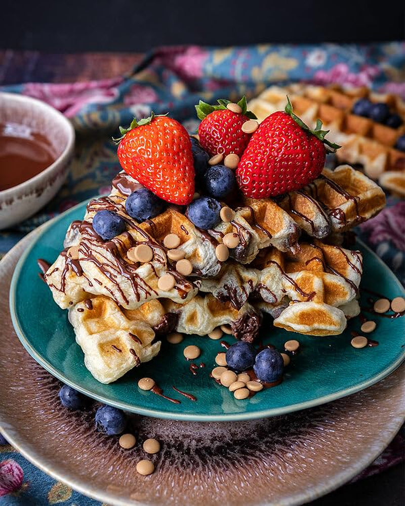 RUF Waffel-Mix, Großpackung, Grundmischung Zur Herstellung Von Waffeln Im Waffeleisen, Für Großküchen, Kantinen, Hotels Und Restaurants, 1 X 2500G Mezcla para hornear y cocinar Naty Shop