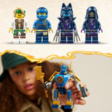 LEGO NINJAGO Jay Battle Mech, juguete ninja para niños con figuras, incluida minifigura de Jay con mini katana, figuras de acción y mech, pequeño regalo para niños y niñas creativos a partir de 6 años 71805 Juegos de construcción Besuche den LEGO-Store