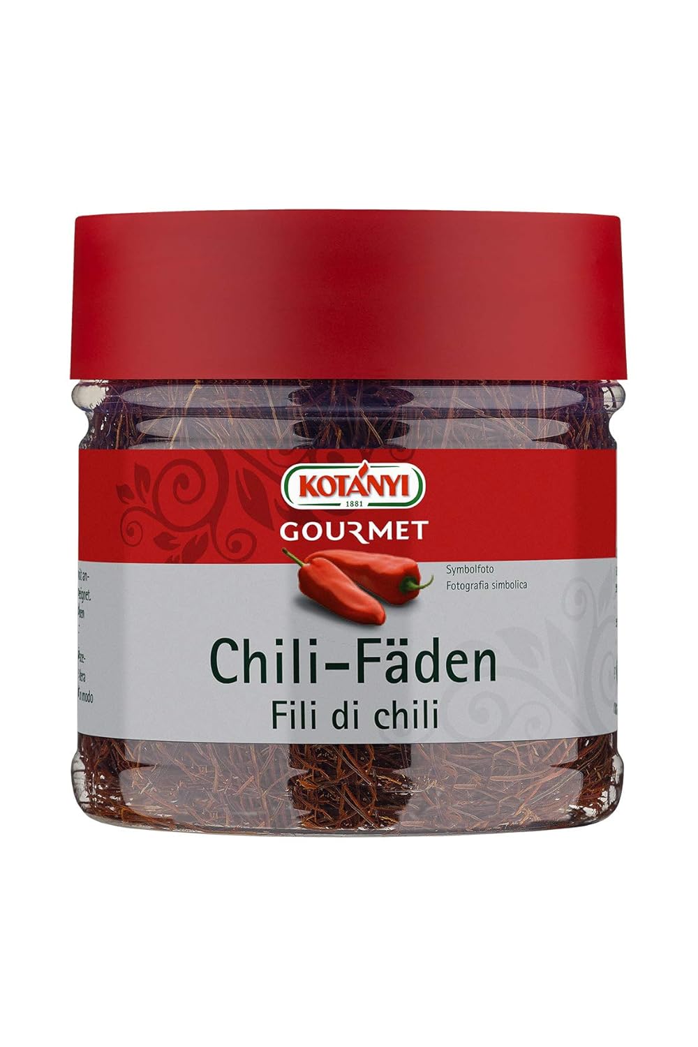 Tiras de pimiento seco Kotanyi Gourmet - Guarnición moderadamente picante