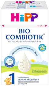 Leche de fórmula con leche ecológica Hipp PRE BIO Combiotik, pack de 4 (4 x 600g) Naty Shop
